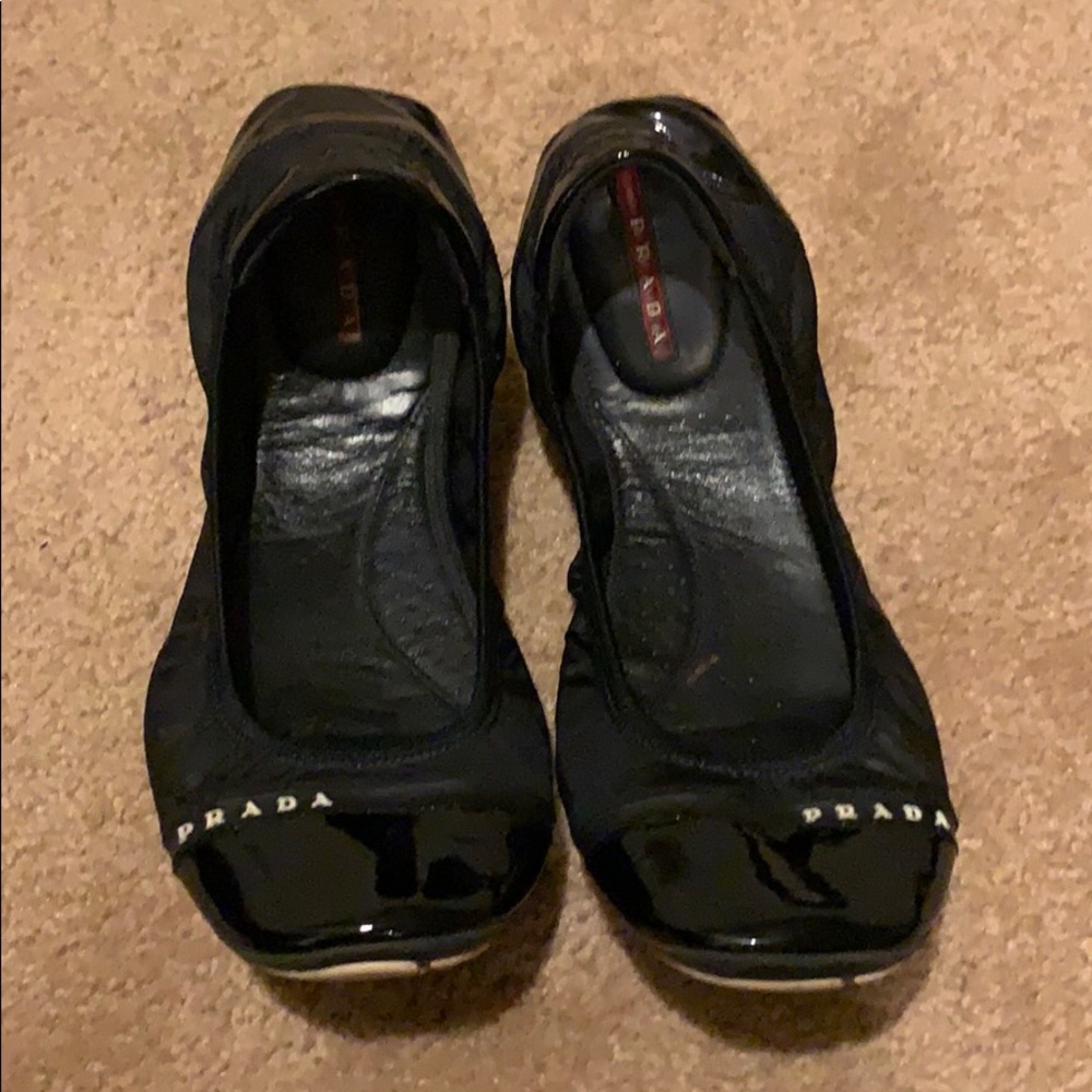 Prada foldable flats
